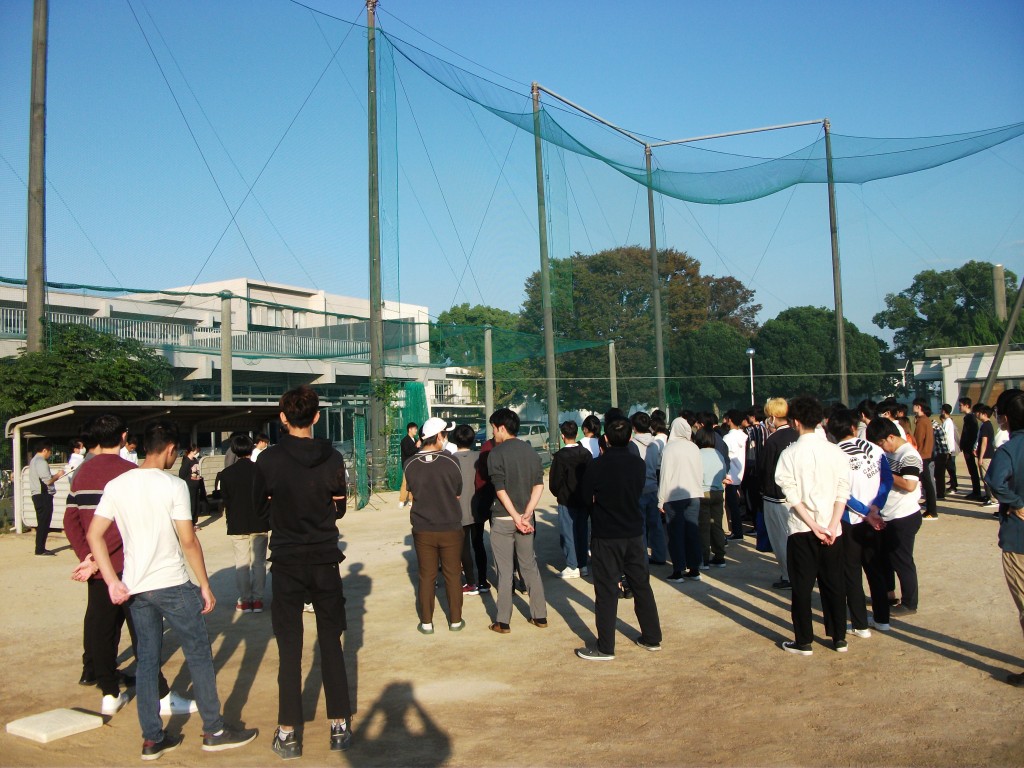 久留米高専学生寮にて火災避難訓練と非常食シミュレーションを実施しました。